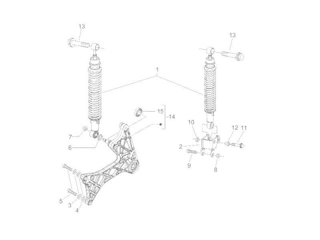 BASCULANTE Gilera Nexus 125 2007-2008