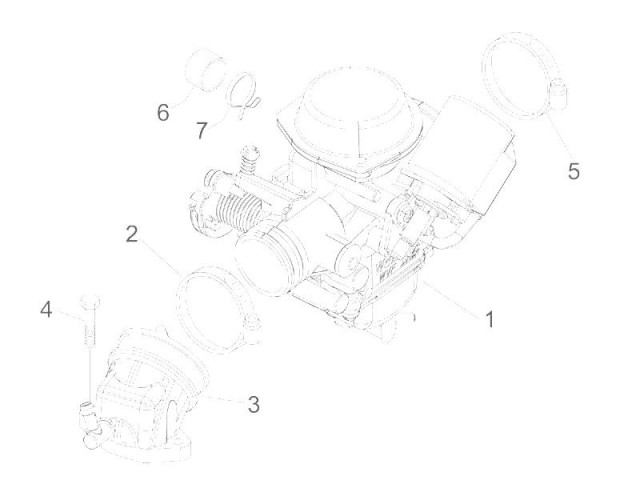 TOMA DE ADMISION Gilera Nexus 125 2007-2008