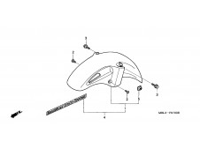 ALETA DELANTERA Honda Deauville 650 1998-1999