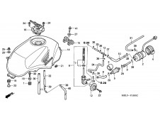 Deposito gasolina  Honda Deauville 650 1998-1999