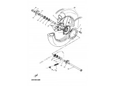 Rueda trasera Yamaha Dt 125 2006-2010