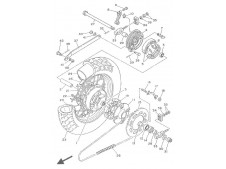 Porta coronas Yamaha Virago 250 1989-1996