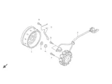 Volante magnetico Honda Cbf 125 2008-2012