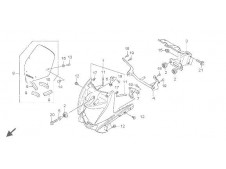 CARENADO SUPERIOR Honda Cbf 125 2008-2012