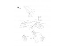 Aleta delantera  Kawasaki Kle 500 1991-1996