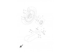 ZAPATA FRENO TRASERO Yamaha Jog 50 r 2002 - 2015