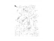 Rejilla radiador Kawasaki Zzr 600 1990-1993