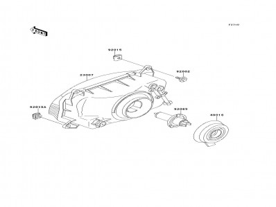 Faro Kawasaki Zzr 600 1990-1993