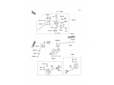 Piña luces izquierda Kawasaki Zzr 600 1990-1993