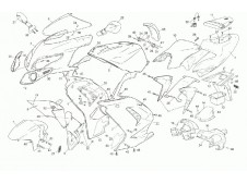 Protector basculante derecho Rieju Rs2 125 2006-2007