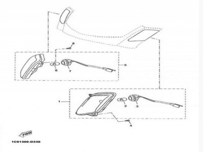 Intermitente delantero izquierdo YAMAHA XMAX  segunda mano