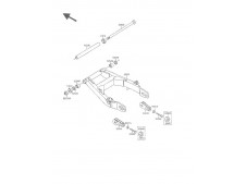 Tensor basculante Kawasaki Vulcan 500 1989-1995