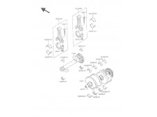 CIGUEñAL Kawasaki kle 500 2005 - 2007