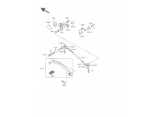 Palanca cambio Kawasaki Vulcan 500 1989-1995