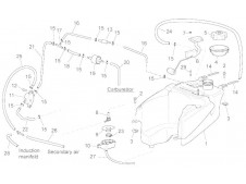 Aforador Modelo carburacion Aprilia Scarabeo 125 - 200 cc 2007 - 2011