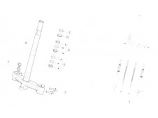 Tija inferior Aprilia Sportcity one 125 2008-2015