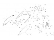 Asidero colin Aprilia Sportcity one 125 2008-2015