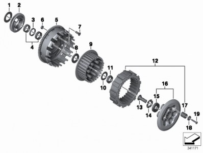 Discos de embrague Bmw F800 st 800 cc 2006 - 2008