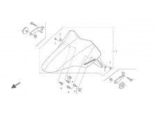 Aleta delantera Honda Pcx 125 2010-2014
