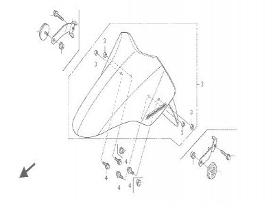 Aleta delantera Honda Pcx 125 2010-2014