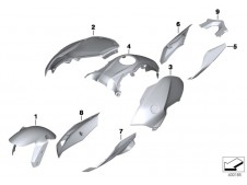 ALETA DELANTERA Bmw R1200 r 2015 - 2018