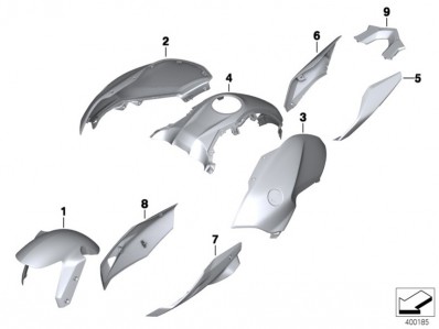 ALETA DELANTERA Bmw R1200 r 2015 - 2018
