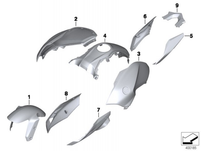 ALETA DELANTERA Bmw R1200 r 2015 - 2018