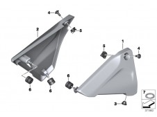 Cacha bateria derecha Bmw R1200 r 2015 - 2018