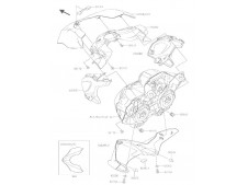 SOPORTE FARO DERECHO Kawasaki Z900 y z900 abs 2017 - 2019