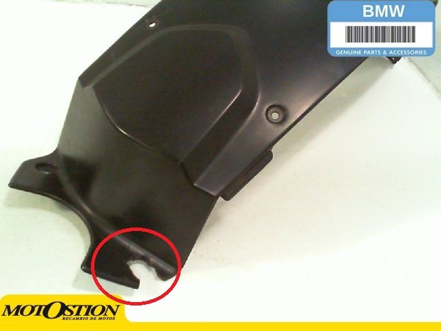 Cubre deposito negro BMW F800S 800 2006-2009  moto