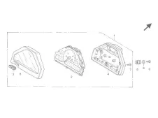 Relojes carcasa superior Honda Cbr 1000 rr 2006 - 2007