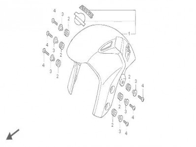 ALETA DELANTERA Honda Cbr 1000 rr 2006 - 2007