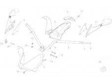 Embellecedor manillar superior Aprilia Arrecife 200 2003-2004
