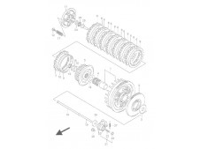 CAMPANA DE EMBRAGUE Suzuki Bandit 650 2005 - 2006 - 650 S - 650 N - 650 ABS