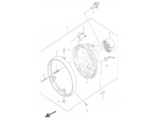 Faro naked Suzuki Bandit 650 2005 - 2006 - 650 S - 650 N - 650 ABS