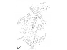 Soporte faro izquierdo Suzuki Bandit 650 2005 - 2006 - 650 S - 650 N - 650 ABS