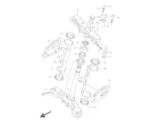Tija inferior Suzuki Bandit 650 2005 - 2006 - 650 S - 650 N - 650 ABS