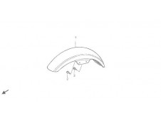 Aleta delantera  Honda Rebel 250 1992-2004