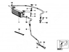 LATIGUILLO ACEITE DERECHO Bmw R1150 rs 2000 - 2005