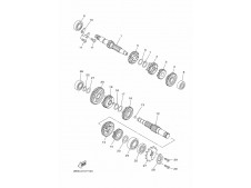 EJE SECUNDARIO DEL CAMBIO Yamaha Ybr 125 2010 - 2014
