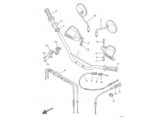 Cable acelerador Yamaha Super tenere 750 1989-1994