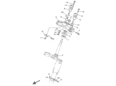 Tija superior Yamaha Super tenere 750 1989-1994