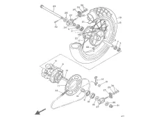 Porta coronas Yamaha Super tenere 750 1989-1994
