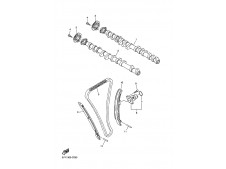 ARBOL DE LEVAS ESCAPE Yamaha R1 1000 cc 2004 - 2005