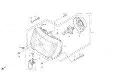 Faro Honda Cbr 600 1987 - 1990