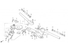 Semimanillar izquierdo Honda Cbr 600 1987 - 1990