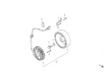 Volante magnetico Honda Cbr 600 1987 - 1990