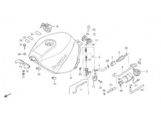 Embellecedor deposito Honda Cbr 600 1987 - 1990
