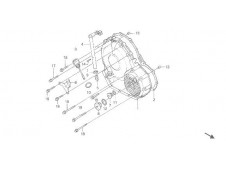 Tapa embrague de motor Honda Cbr 600 1987 - 1990