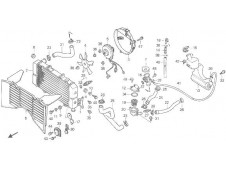 Rejilla radiador Honda Cbr 600 1987 - 1990